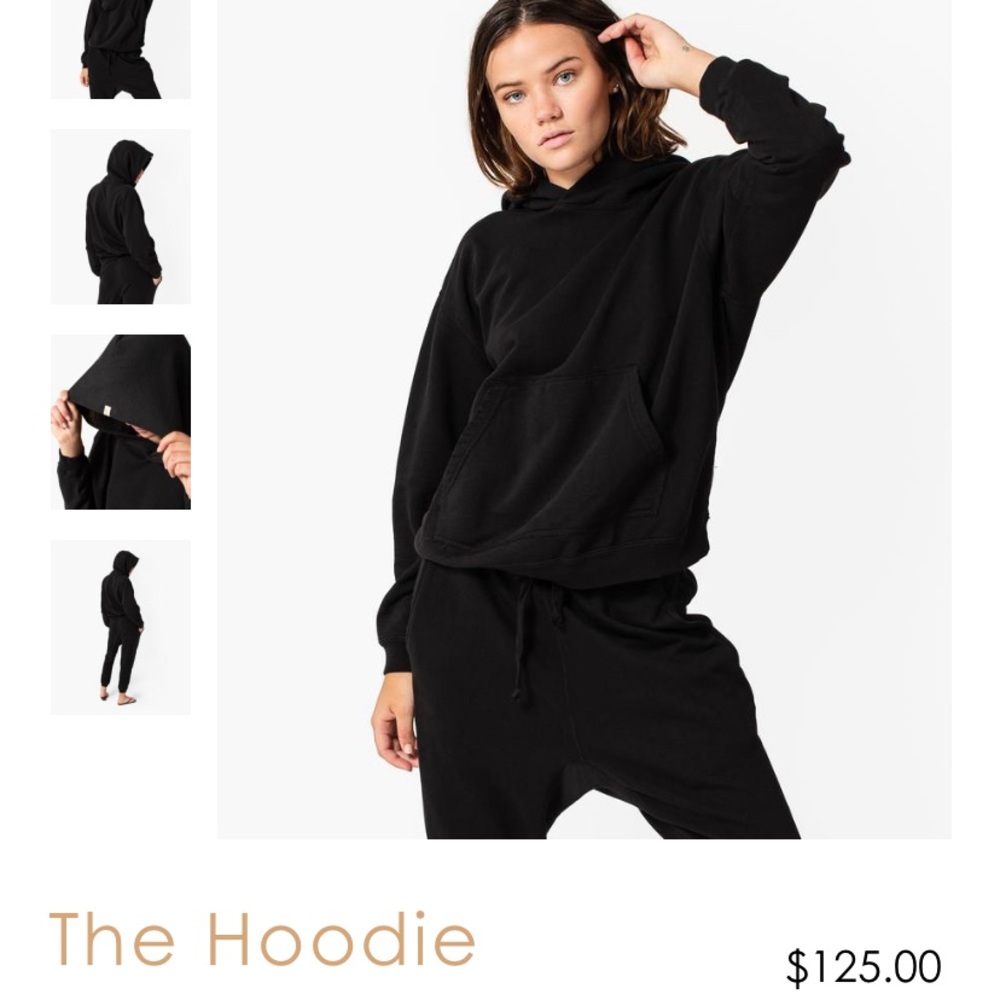 Tkees black hoodie sweatshirt